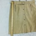 Michael Kors Womens Skirt Suede Leather Above Knee Light Tan Belted Snap 12