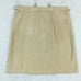 Michael Kors Womens Skirt Suede Leather Above Knee Light Tan Belted Snap 12
