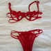 Red lingerie set