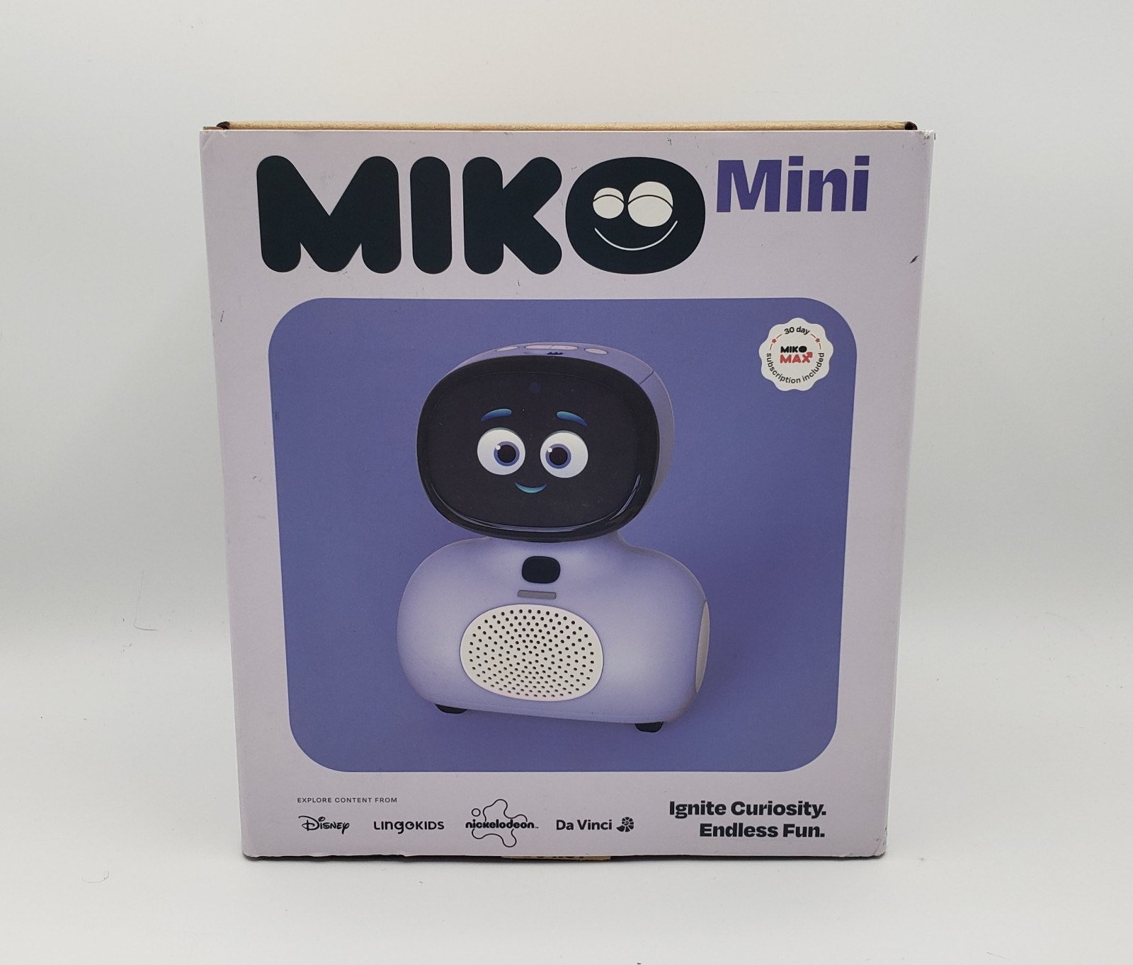 MIKO 3 Mini AI Robot: The Ultimate Learning and Fun Companion for Kids | Purple