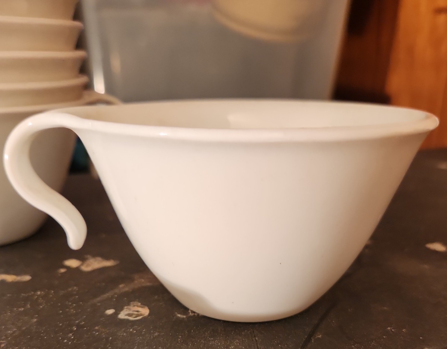 Vintage Corelle winter frost hanging cups