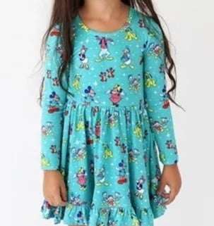 Posh Peanut Disney 100 Long Sleeve Twirl, NWT, 3/4T