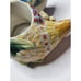 Set Of 4 Fitz & Floyd Ricamo Napkin Rings Hens With Chicks Hand Painted Chicken