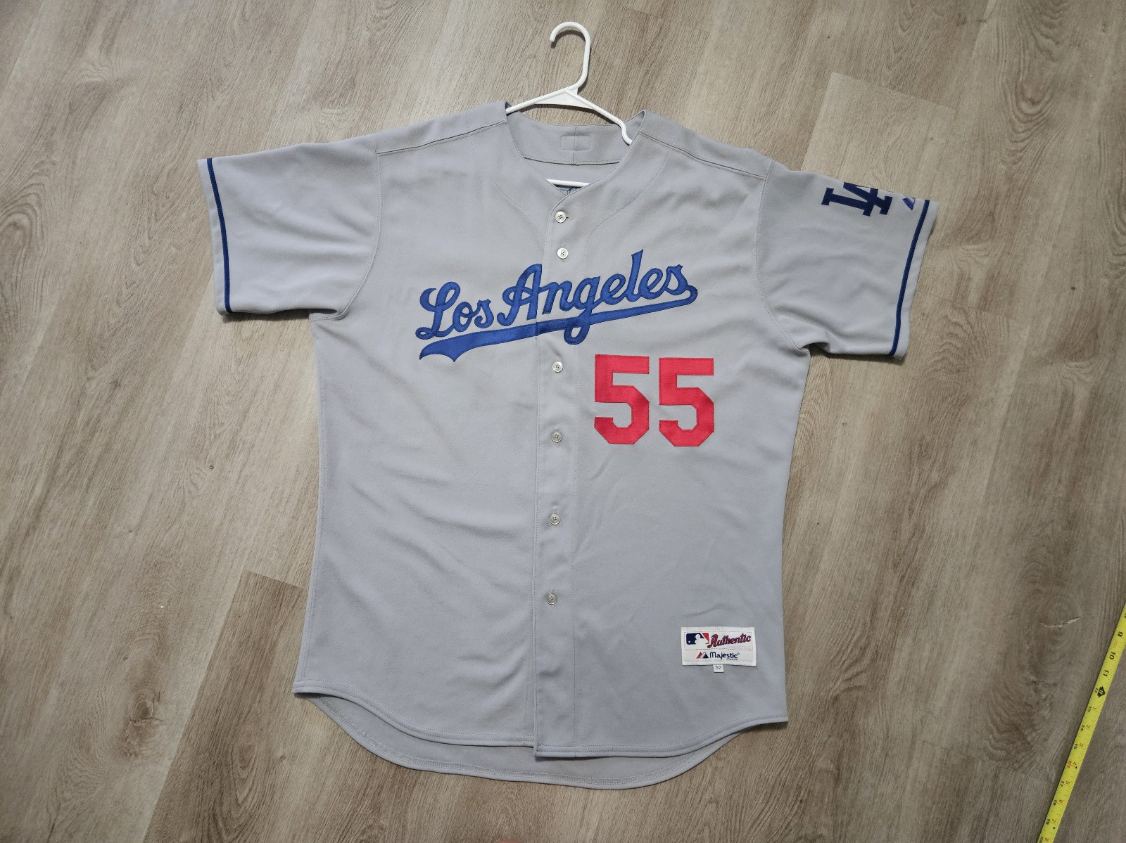 100% Authentic Russell Martin Vintage Majestic Los Angeles Dodgers Jersey Sz 52