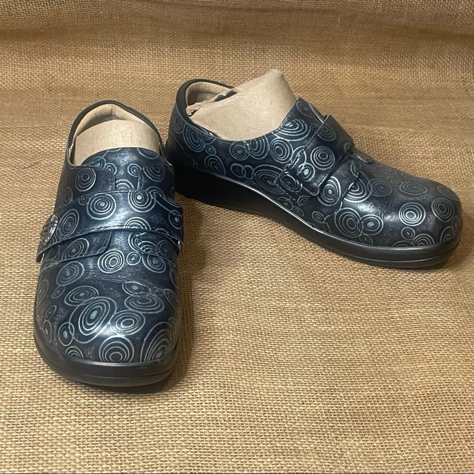 Alegria Joleen O’Yeah Blues Comfort Shoes size 39