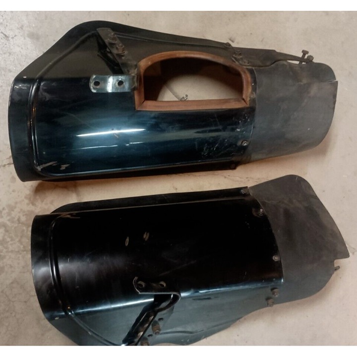 STOCK HARLEY FLATHEAD 45 SERVI-CAR LEG SHIELDS FOR 1964-1973 G MODELS