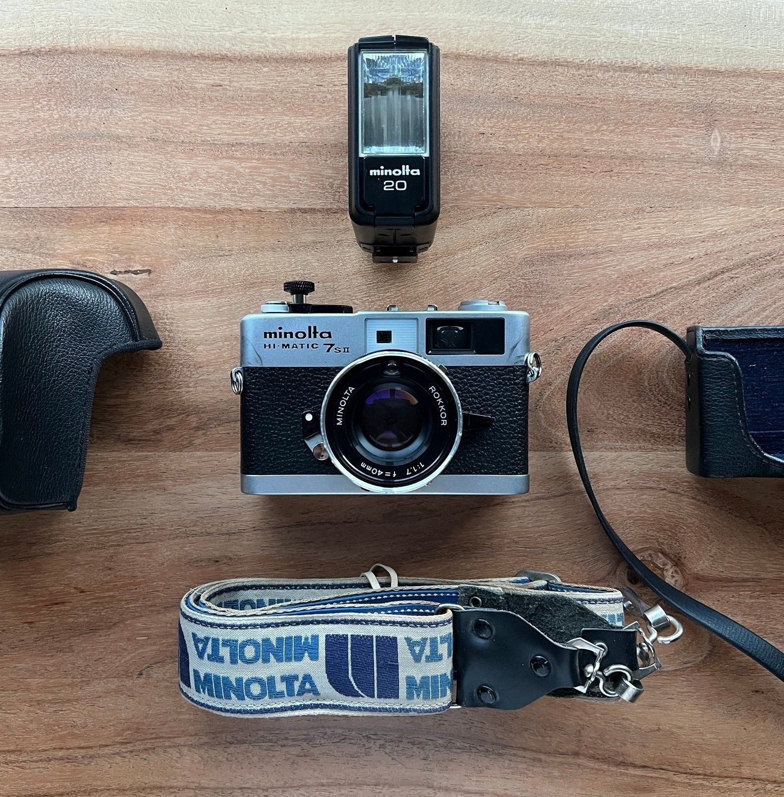 Minolta 7sii - Tested, new light seals, accessories