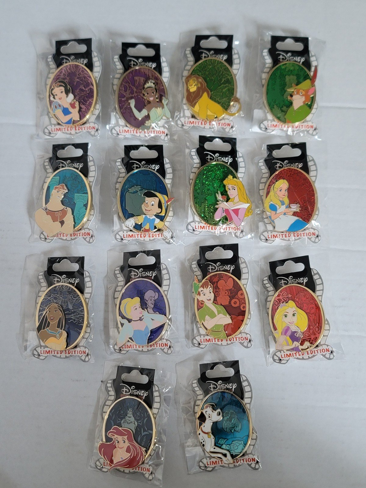 Disney D23 Expo 2022 DSF DSSH Fairytales Series LE 400 COMPLETE Pin Set