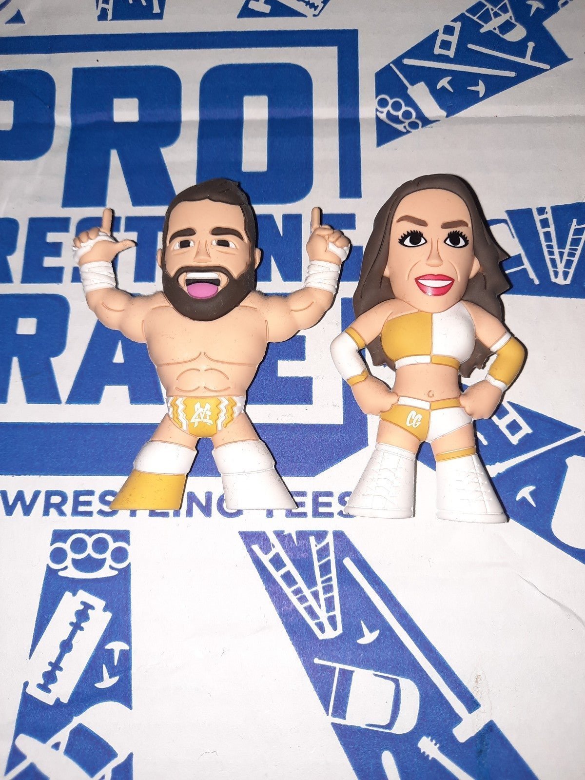 Wedding set Matt Cardona /Chelsea Green Micro Brawlers