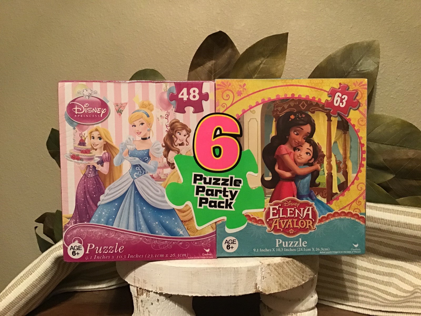 DISNEY 6 PUZZLE PARTY PACK