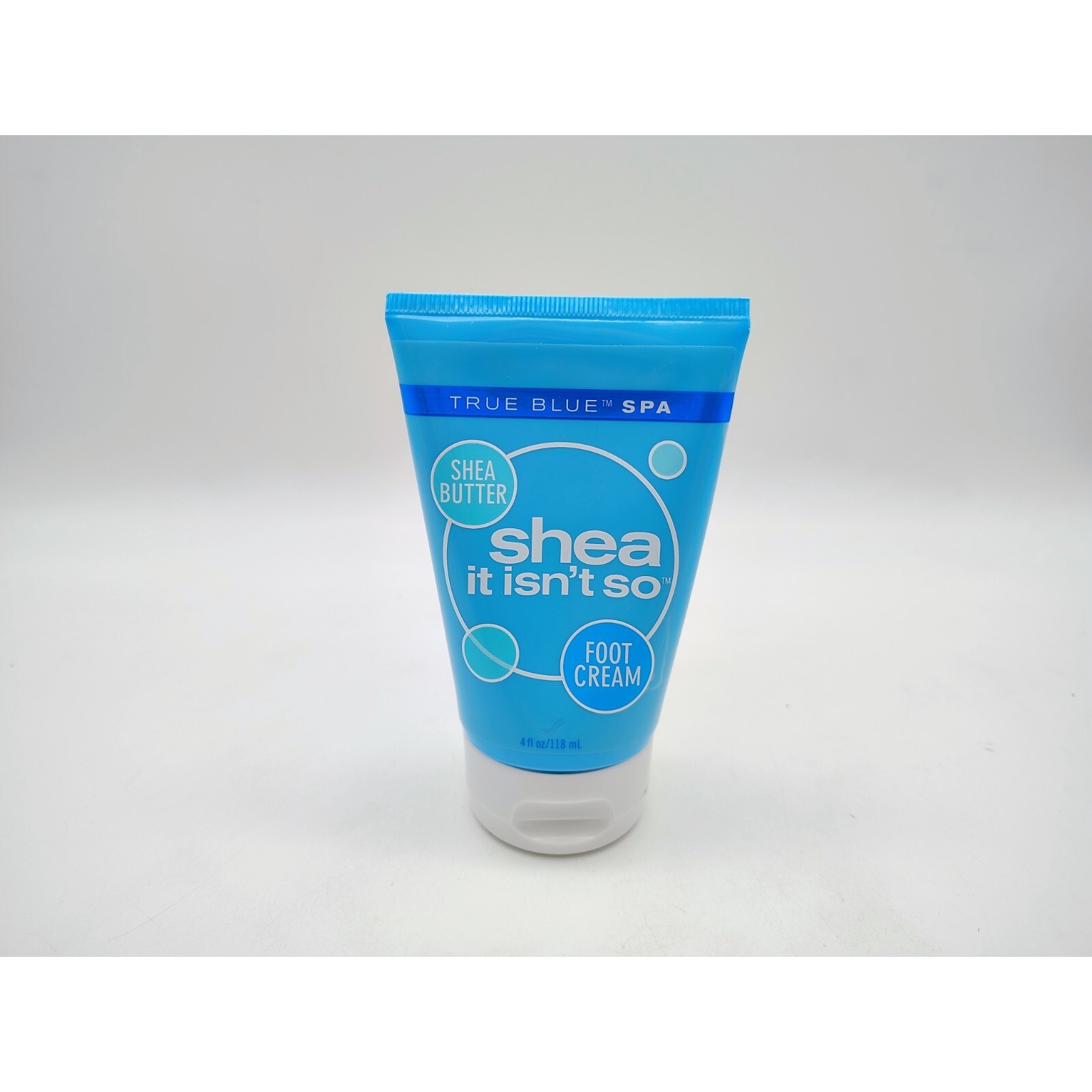Bath & Body Works True Blue Spa SHEA It isn't so Foot Cream 4oz opened