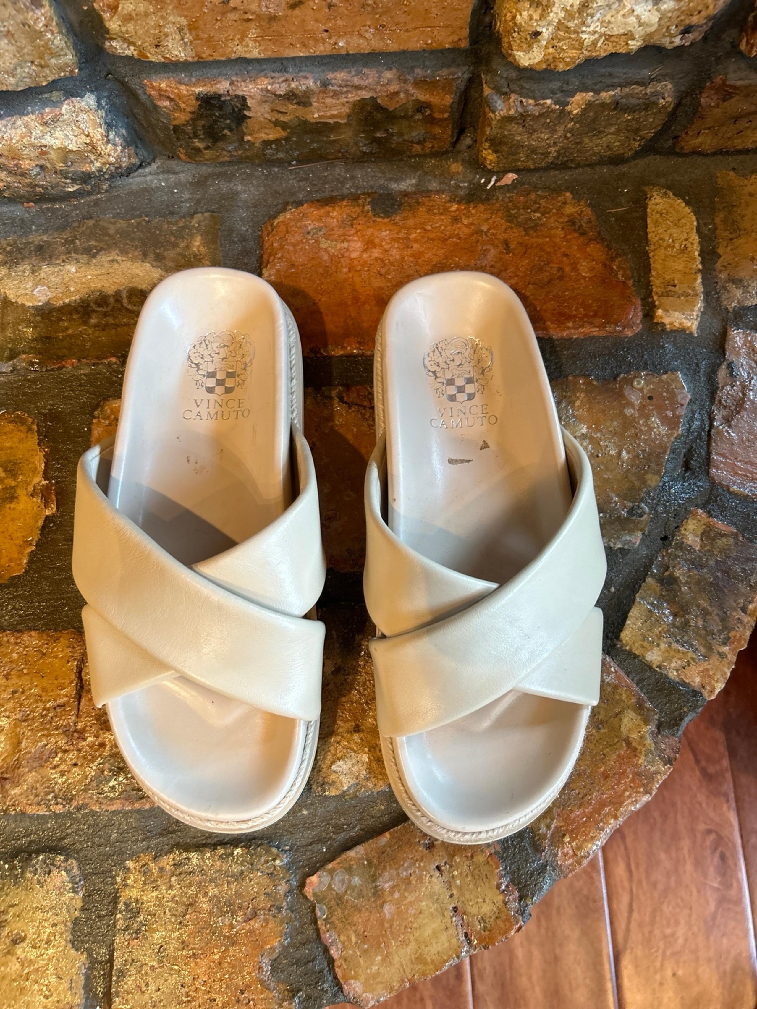 Vince Camuto slides.