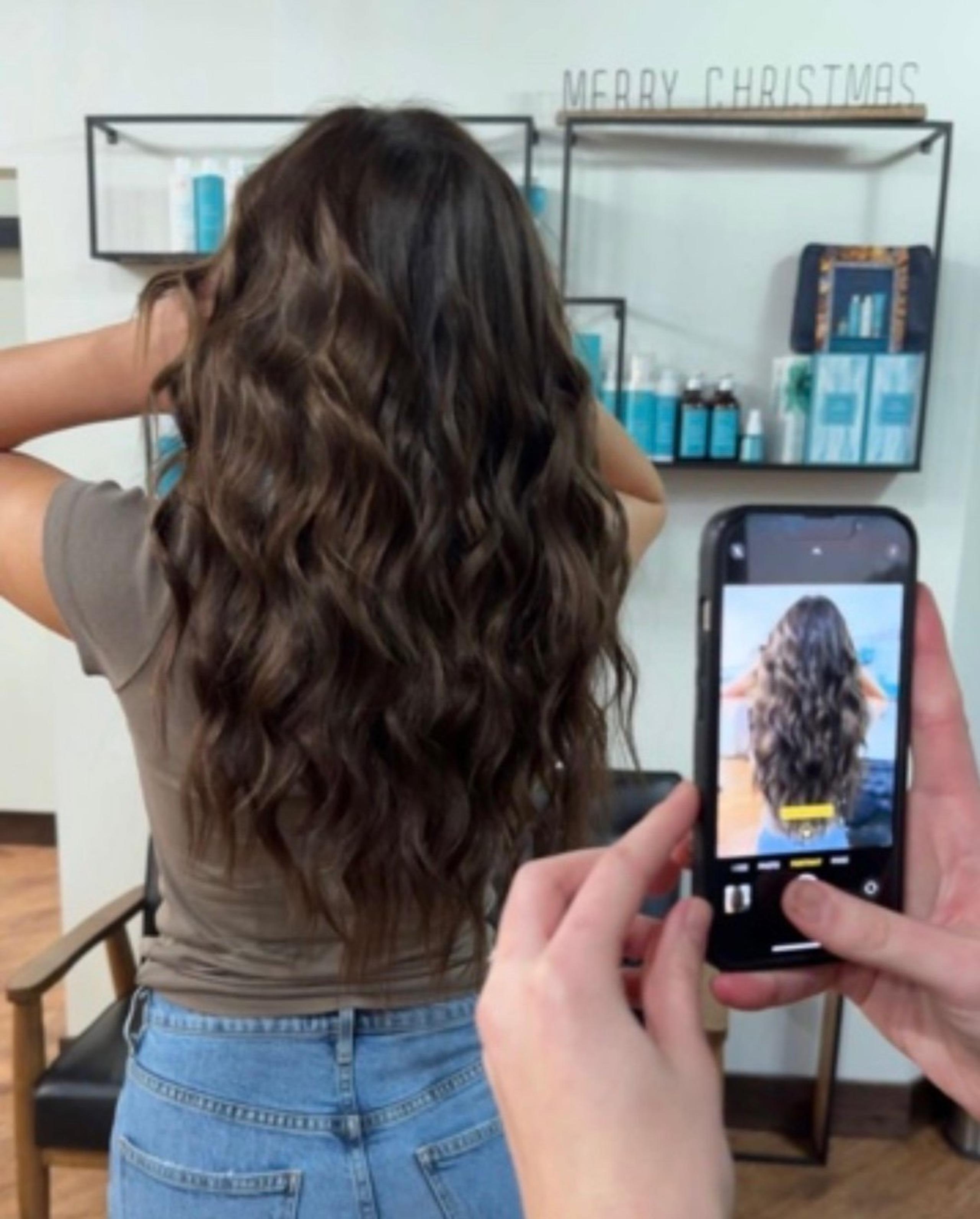 Machine weft hair extensions