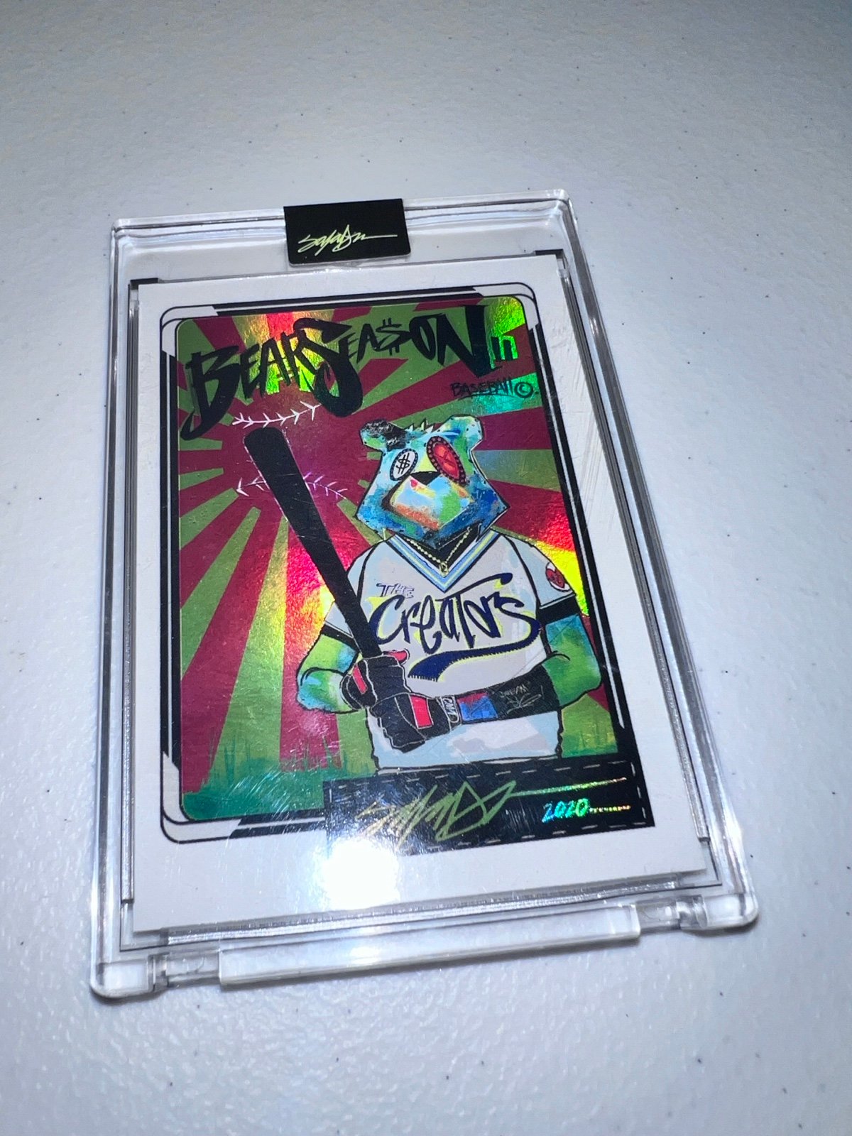 J Topps Project 2020 King Saladeen JP The Money Bear Card