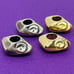 Goro's Family Beads Gold x Silver 4 Beads