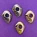 Goro's Family Beads Gold x Silver 4 Beads