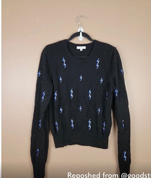 Equipment Shirley Lightning-Bolt Cashmere Sweater