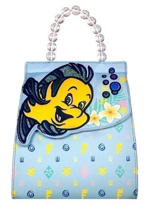 Danielle Nicole Little Mermaid Flounder Monogram Mini Backpack - Brand New!!