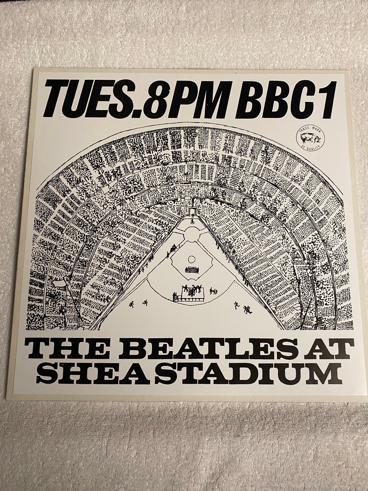Beatles at Shea Stadium colored vinyl boot