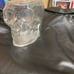 Bath and Body Works light up skull 3 wick candle holder