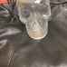 Bath and Body Works light up skull 3 wick candle holder