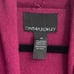 Cynthia Rowley Angora Rabbit Hair Blend Open Front Cardigan Sweater Pink Medium
