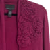 Cynthia Rowley Angora Rabbit Hair Blend Open Front Cardigan Sweater Pink Medium