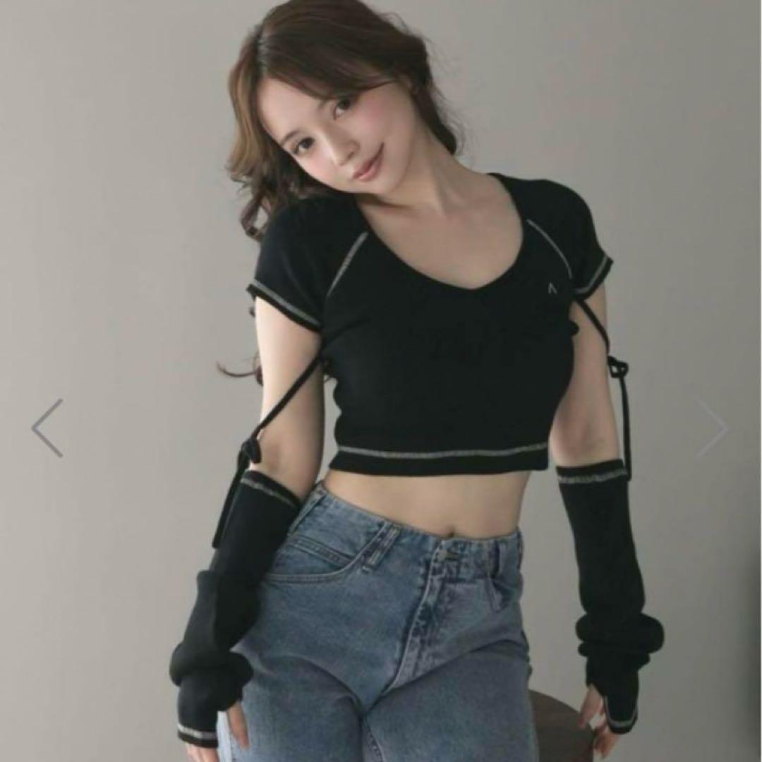 ANDMARY】kitty knit tops