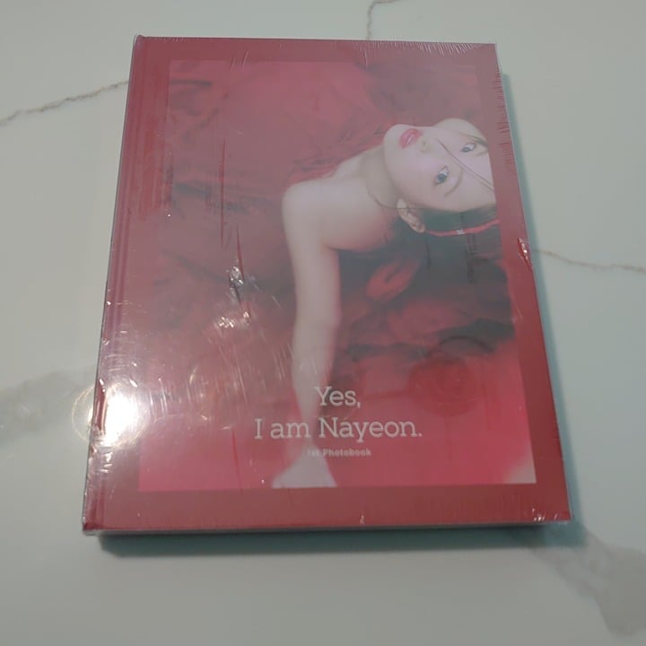 Twice Nayeon 1st Photobook Yes I am Nayeon Burgandy Version