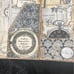 Junk journal loaded page insert or standalone