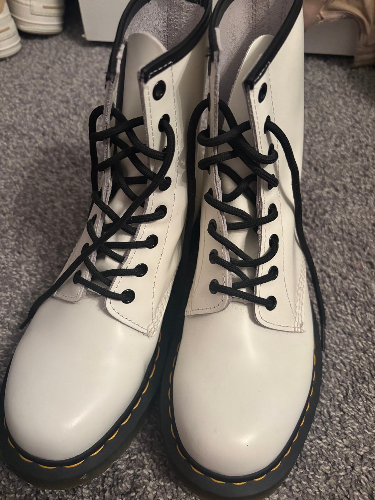 Women’s White Doc Martens
