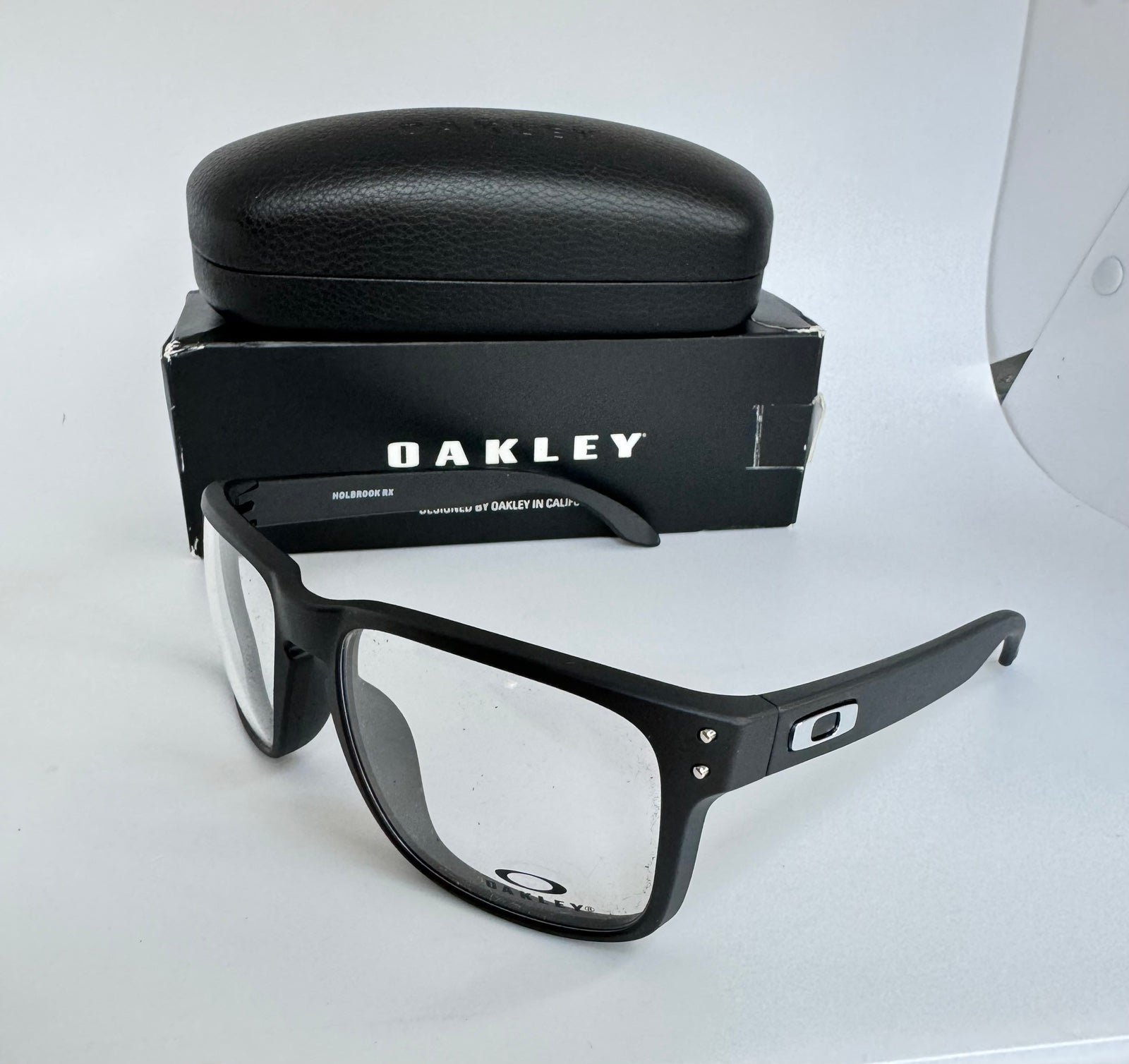 New Oakley 0OX8156 Holbrook RX Eyeglasses Satin Black Demo Lens