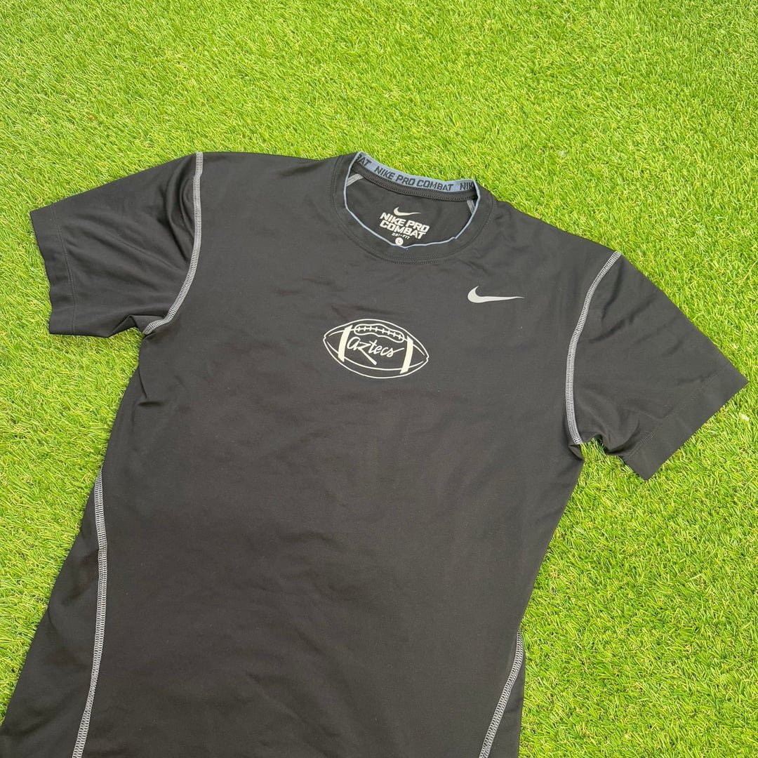 RARE TEAM Aztecs Nike Pro Dri-Fit black shirt Adult Men's Large Fitted