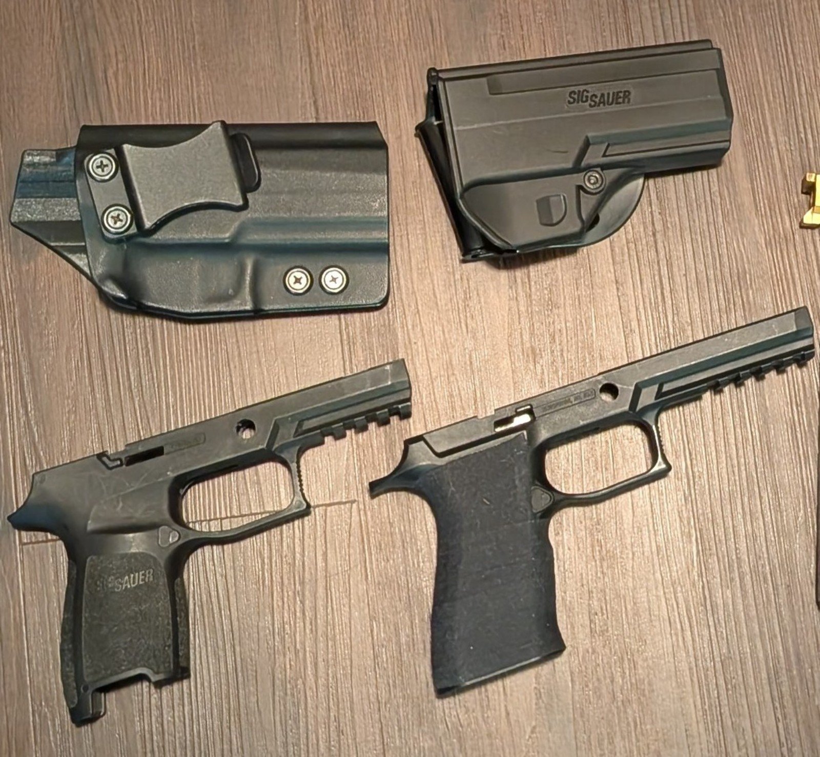 P320 frame and holster lot