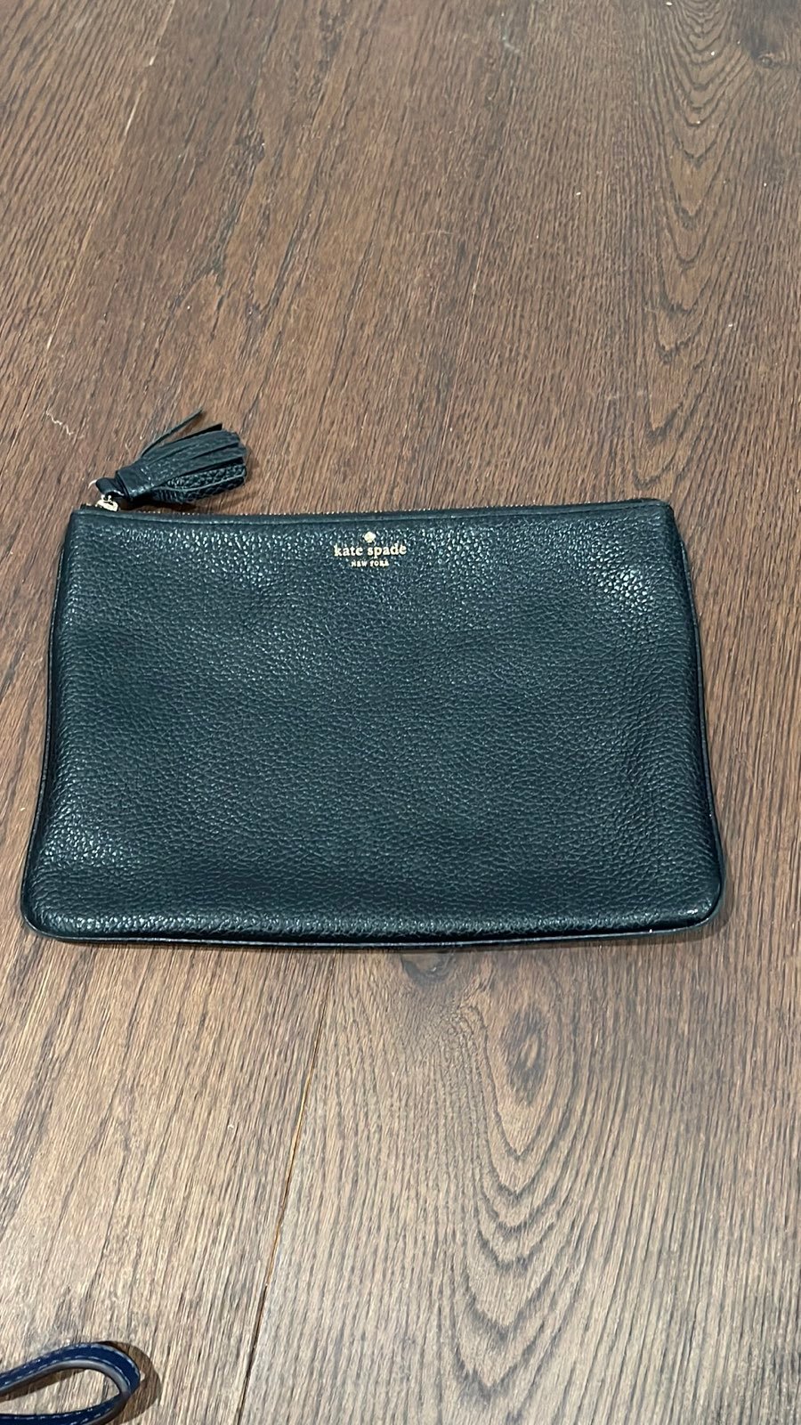 Kate Spade Black Leather Pouch or Clutch