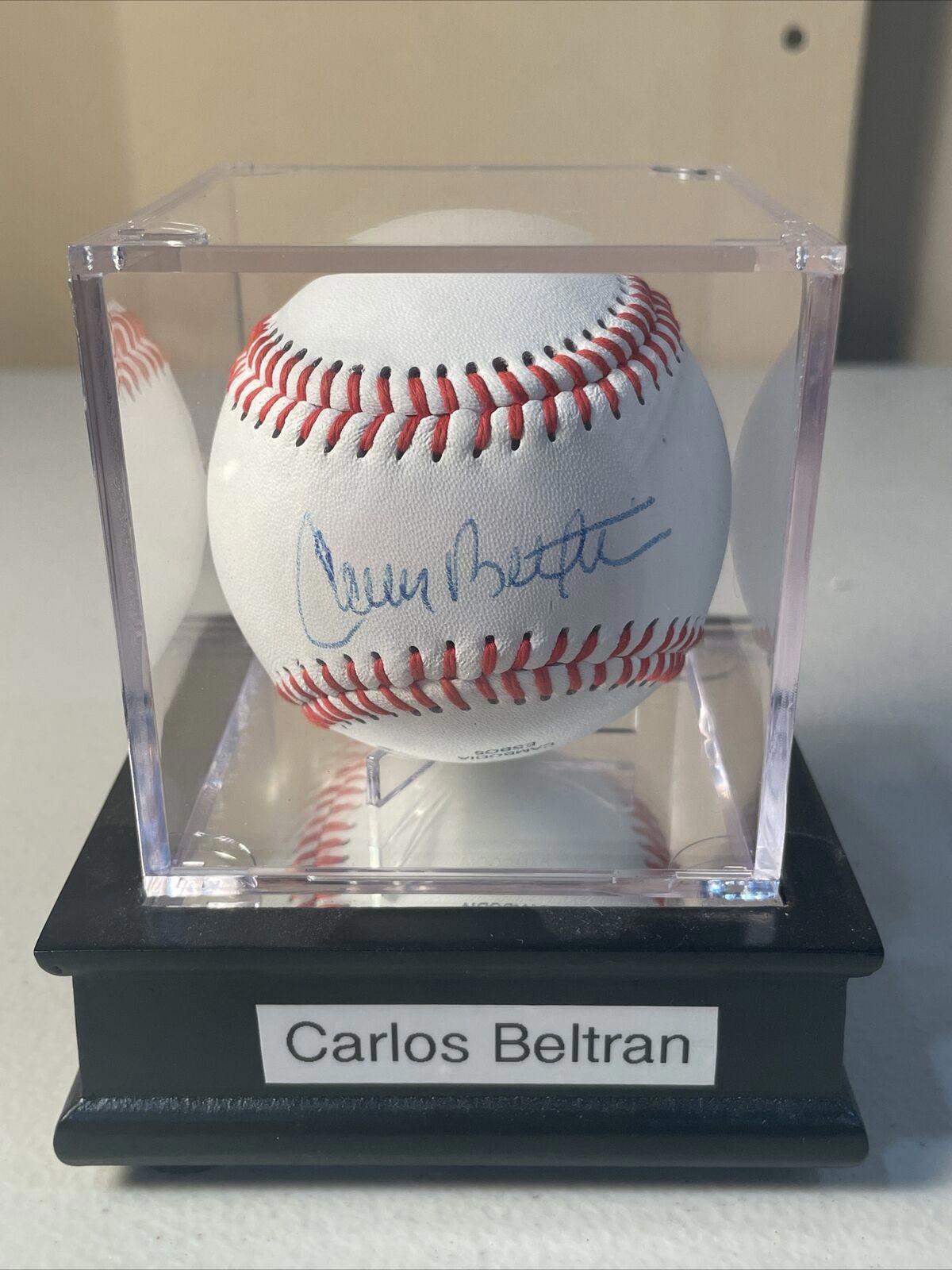 Carlos Beltran Signed Rawlings Official Major League Baseball PSA/DNA Certified.