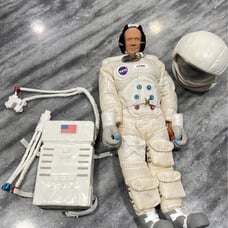 GI JOE CLASSIC COLLECTION 1996 MOON WALK ASTRONAUT COLONEL BUZZ ALDRIN 12 DOLL