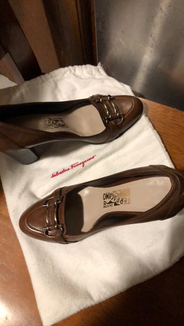 Salvatore Ferragamo Tan Shoes