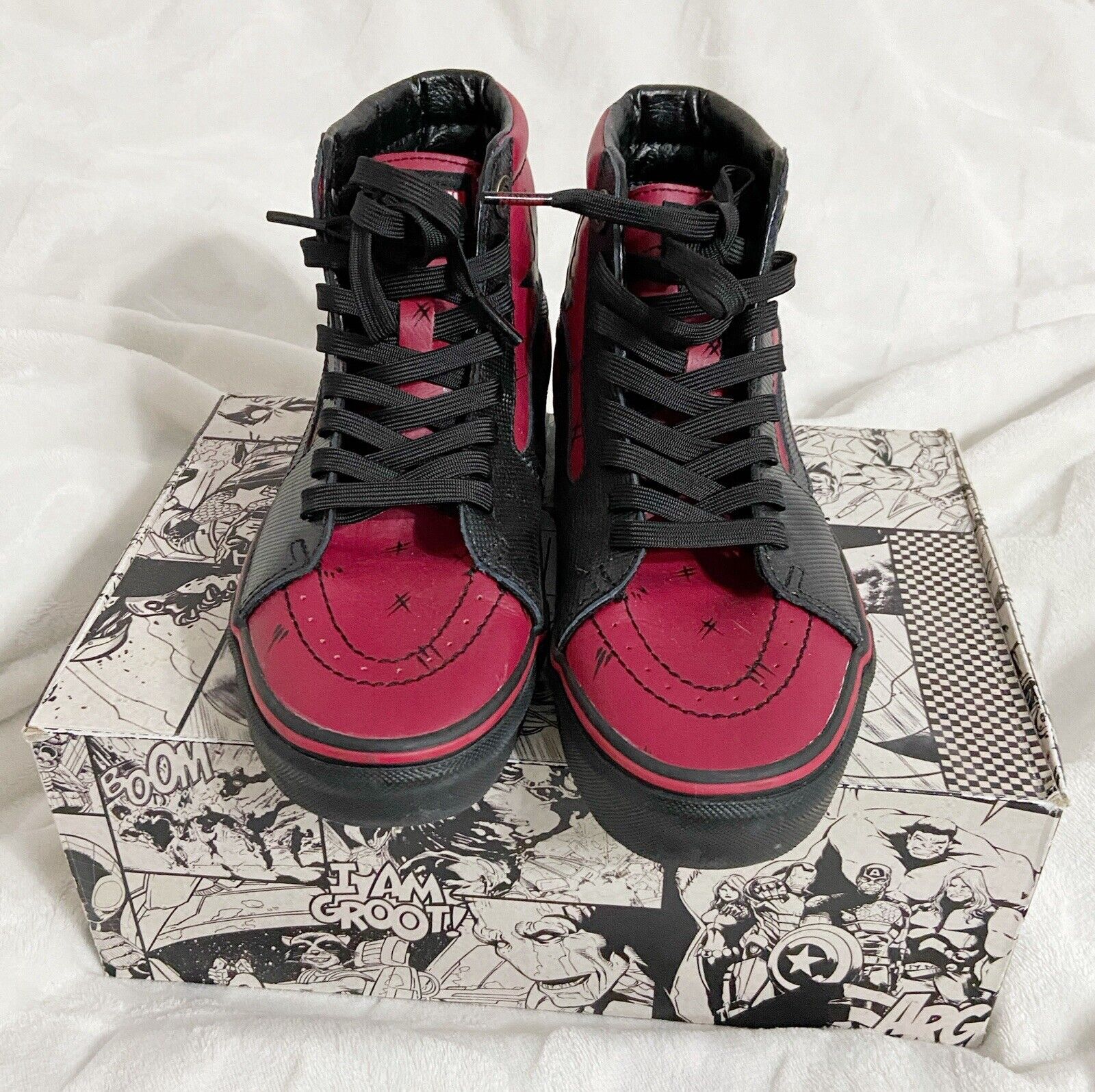 VANS Captain Marvel Fashion Sneakers for Men Mercari