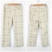 Anthropologie Cartonier 4 Womens Leaf Print Charlie Trouser Pant