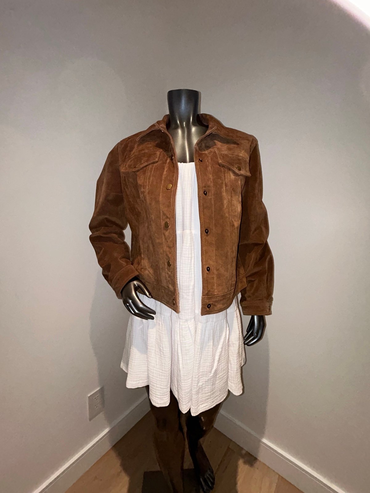 Suede Jacket by The Territory Ahead sz Lg