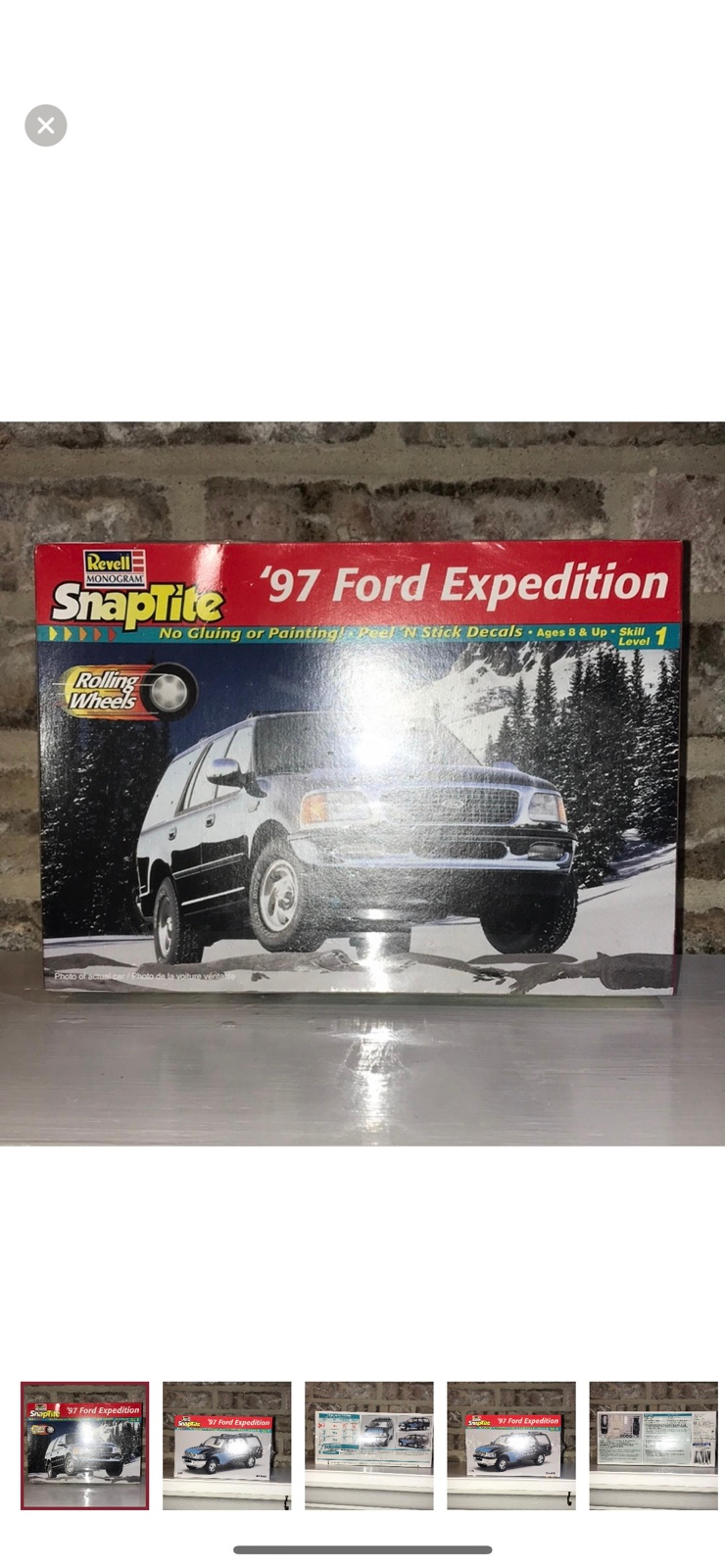 revell monogram snaptite '97 ford expedition