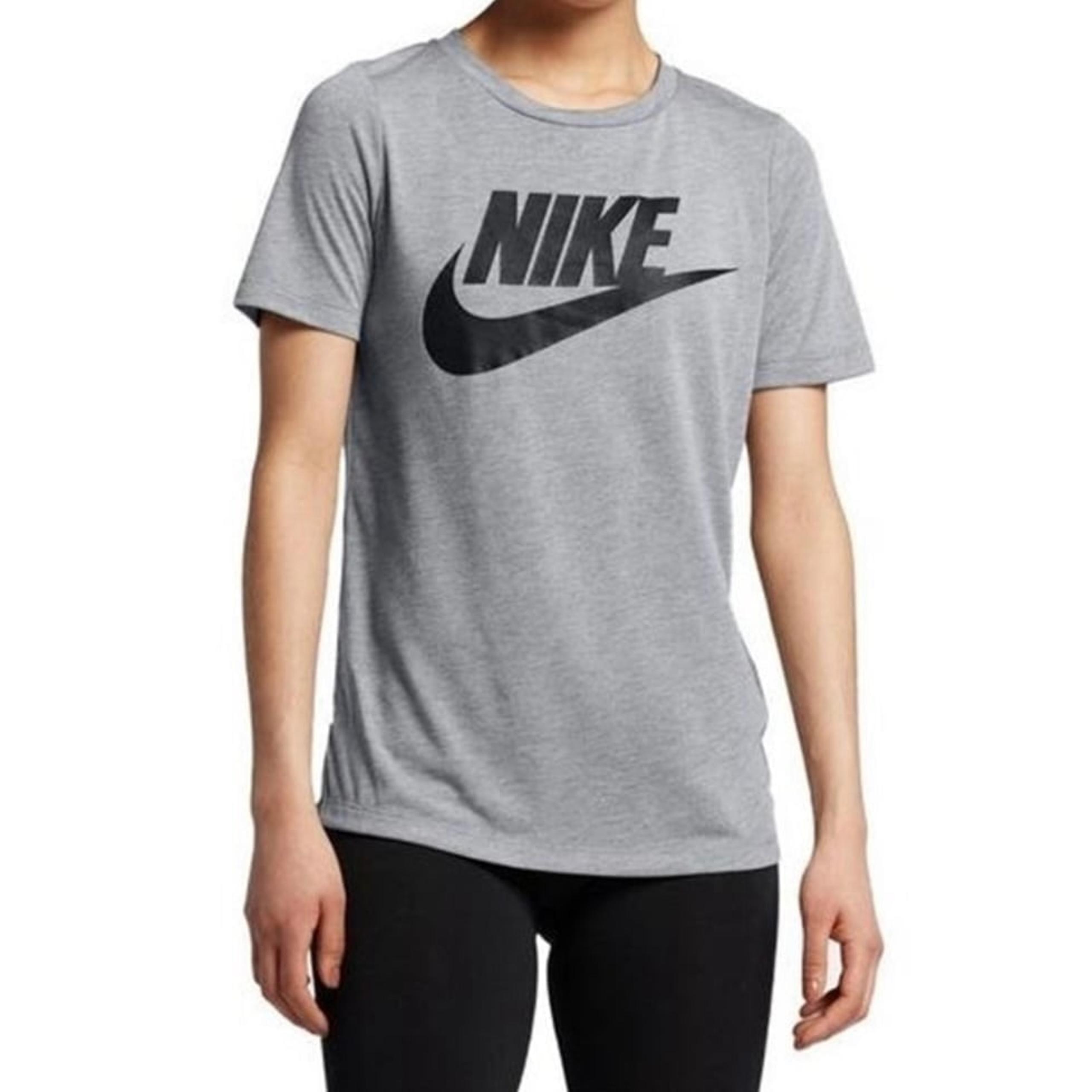 Nike Sportswear Essentials Women's Logo T-Shirt Size S Grey AT5464-091