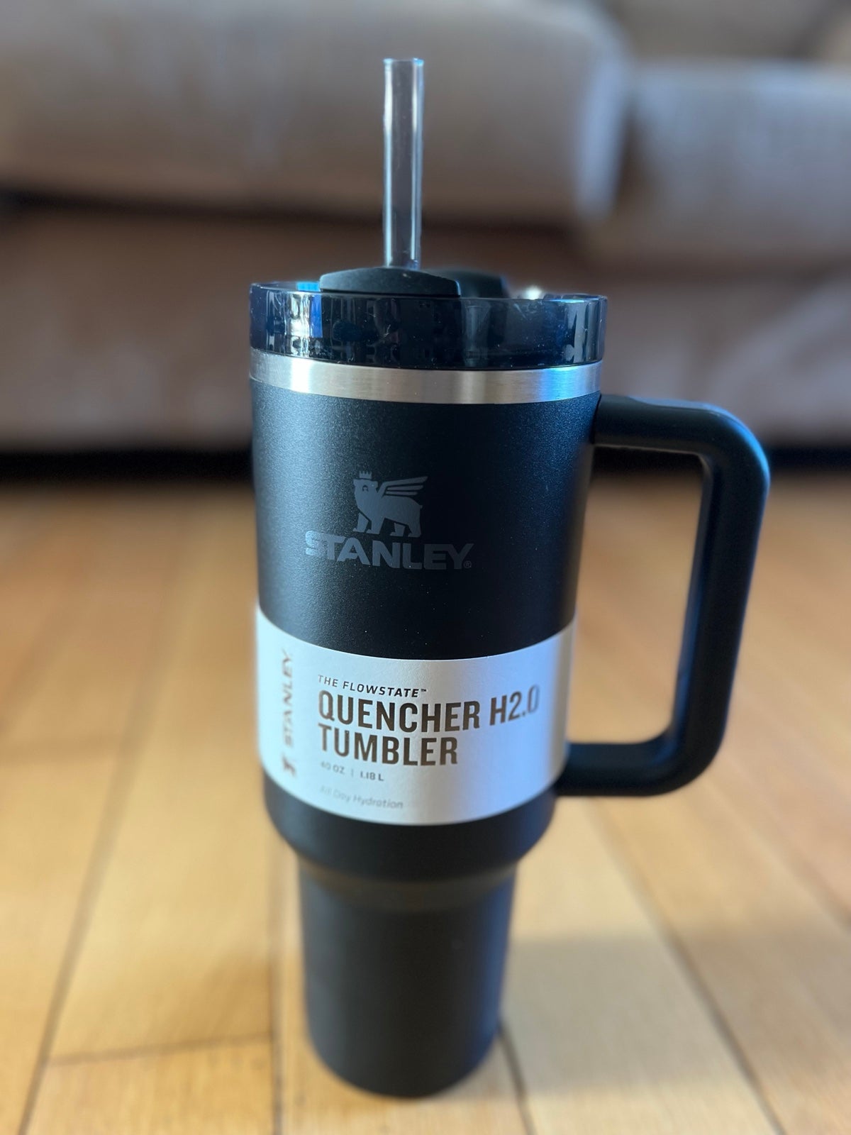 stanley matte black tumbler