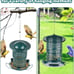 Metal Wild Bird Feeders for Outdoors Hanging, 7Lb High Capacity Squirrel Proof B