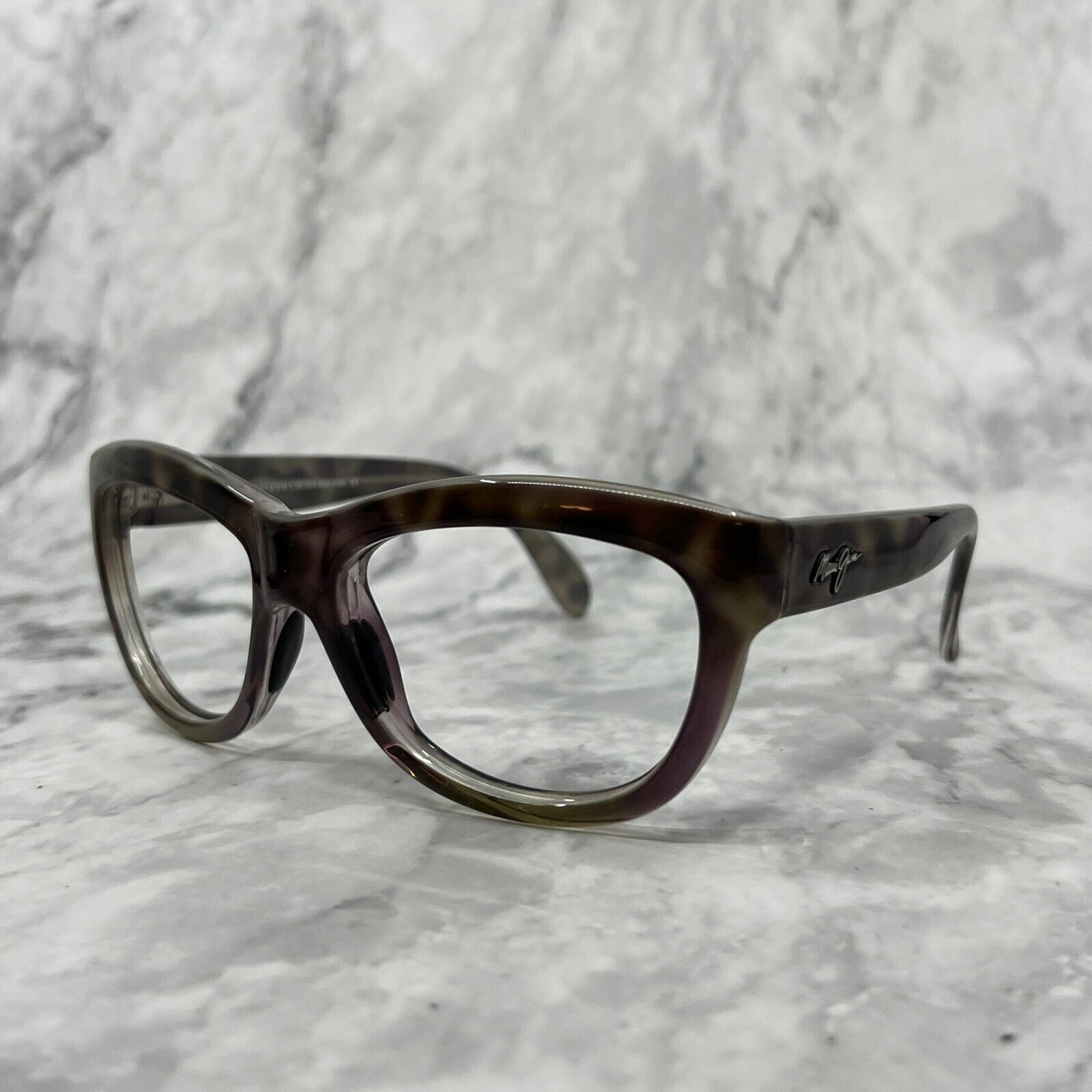 Maui Jim Kanani MJ270-11T Sunglasses Gray Brown Full Rim Frames 57-19-135
