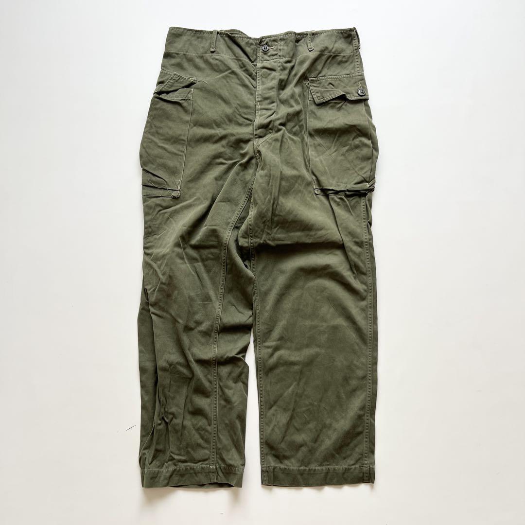 ## Japanese Air Self-Defense Force 1966s Workwear (Bottom) Cargo Pants Khaki C37