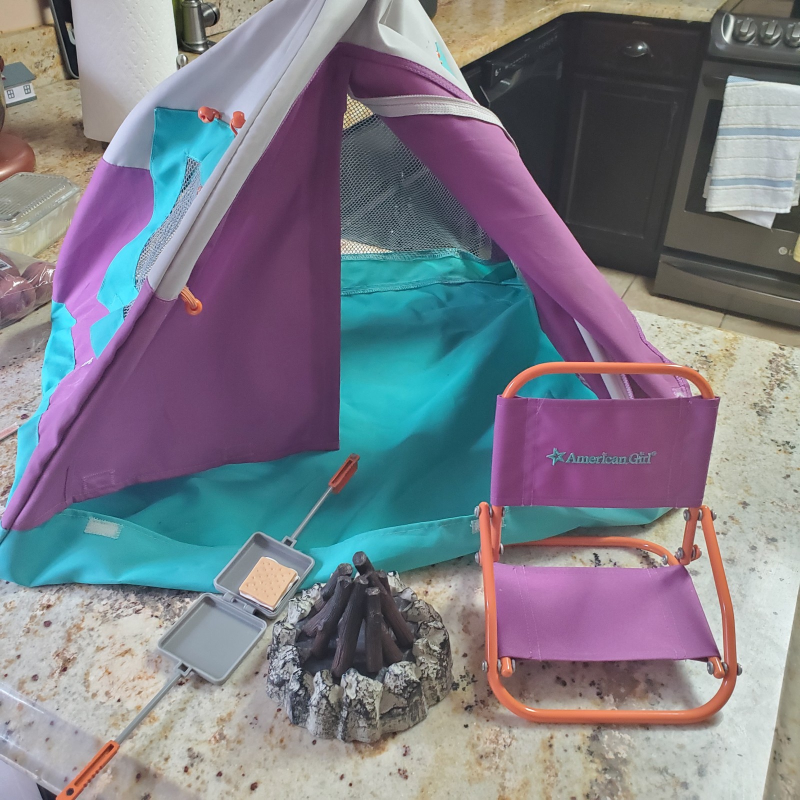 American Girl Camping Set
