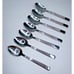 Oneida Modern Ridged Square Stainless Flatware Replacement Set 7 Pc Teaspoons
