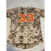 SJ Giants Size 48 San Jose Camo Jersey #33 Autographed Care Comfort Camo MILB